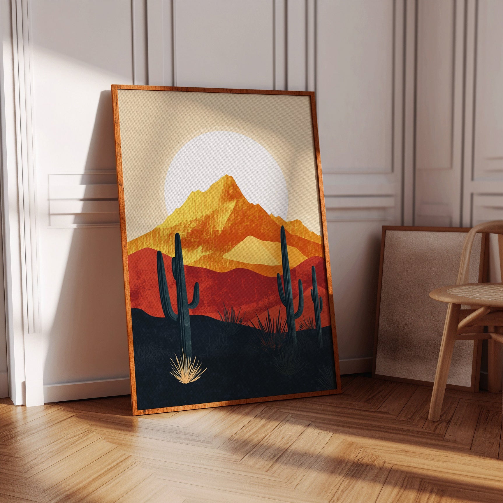 Desert Sunrise - Bold Landscape Art