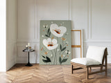 Tranquil Blossoms - Minimalist Floral Art
