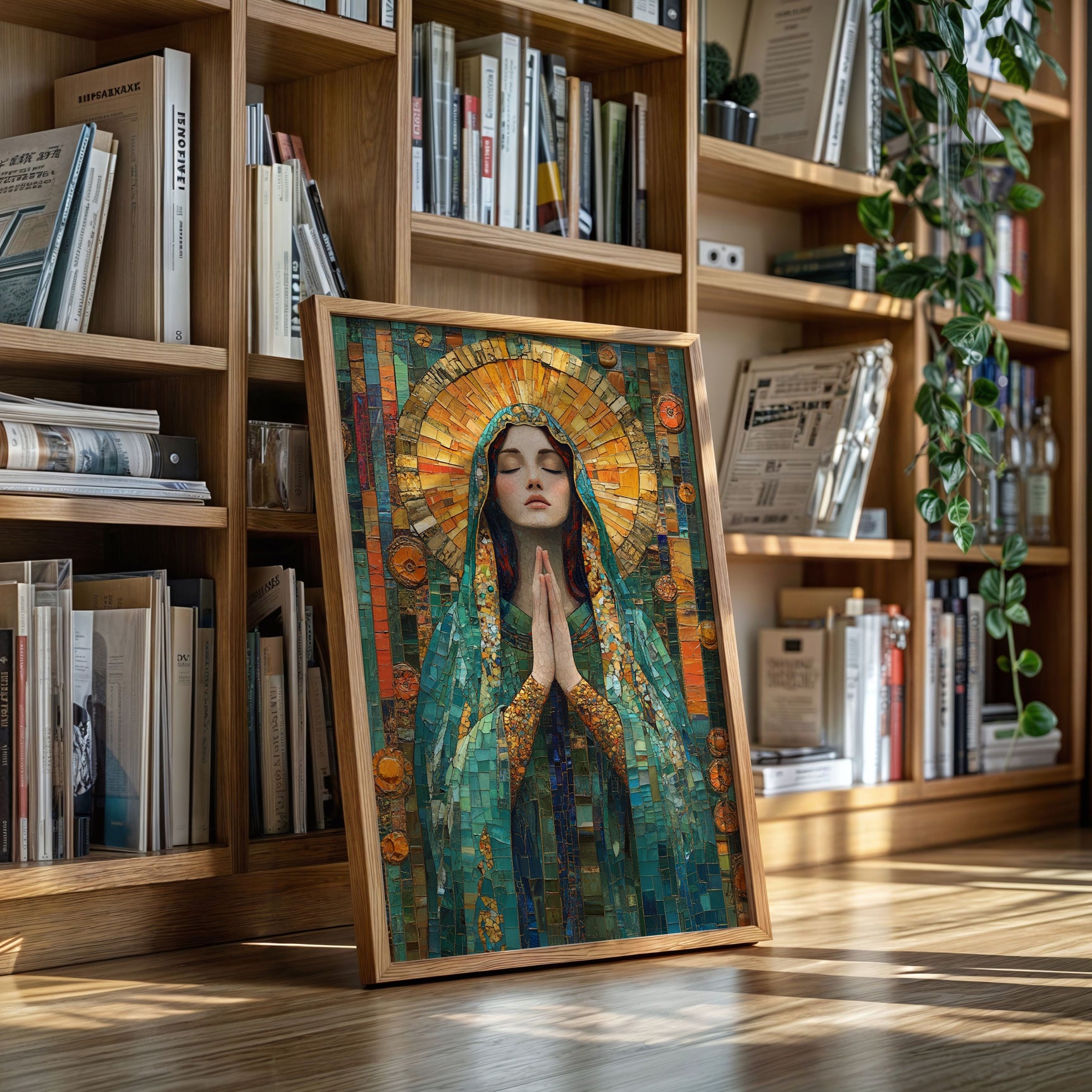 Serenity in Mosaic Light