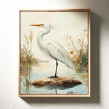 Tranquil Heron Reverie