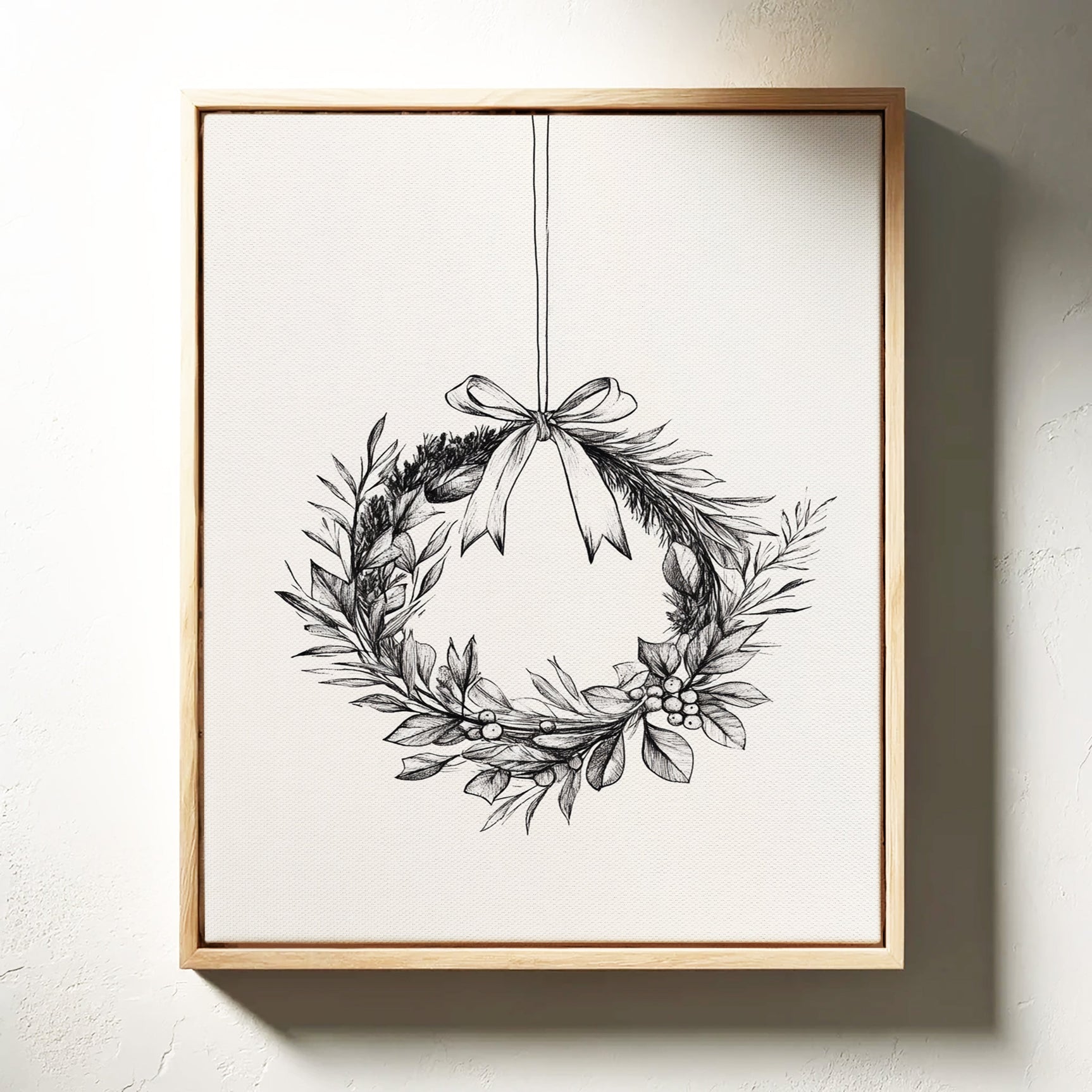Simple Hand-Drawn Wreath