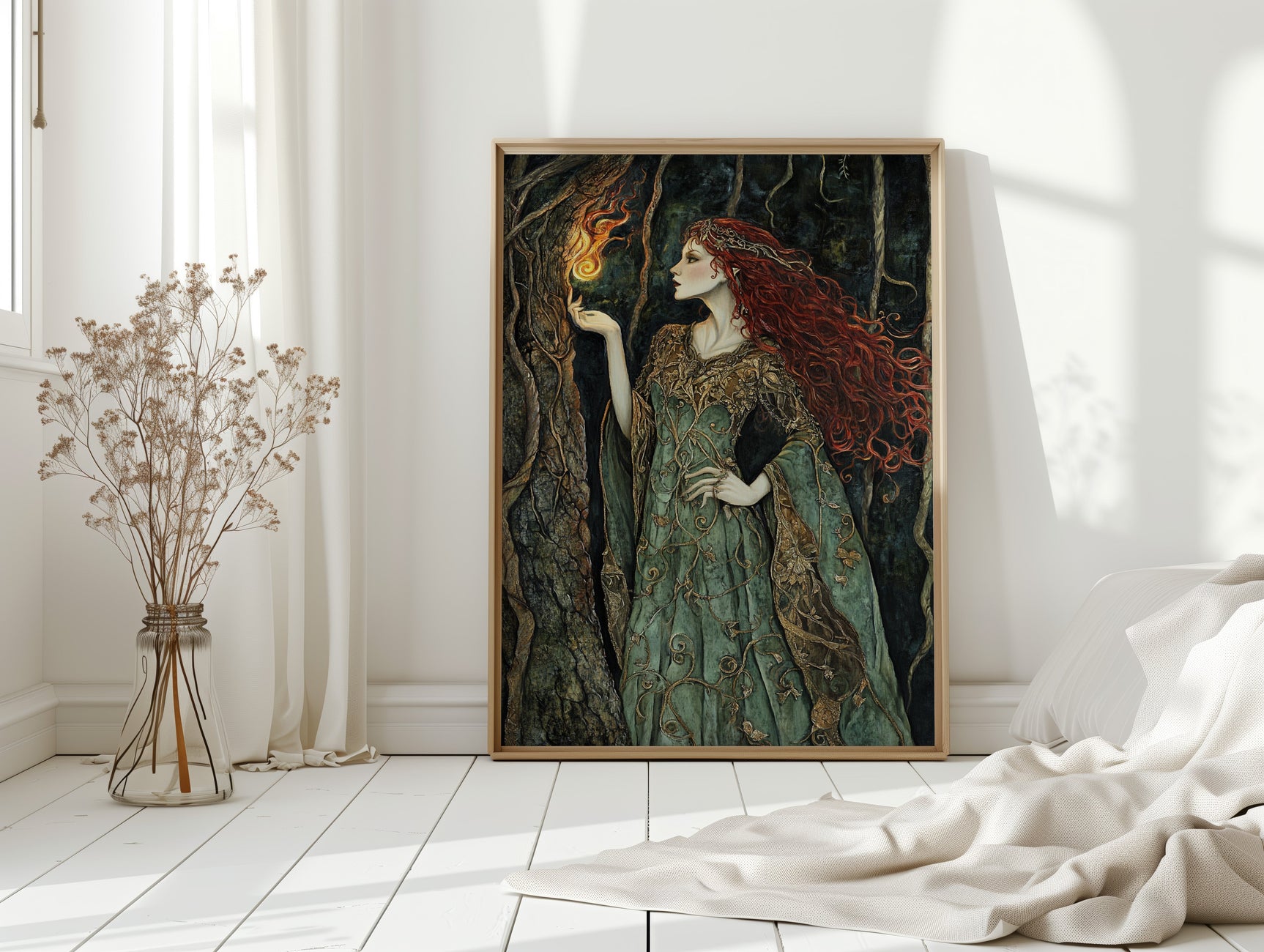 Ember's Light in the Forest