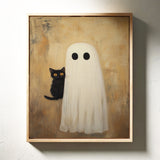Spooky Feline Friendship