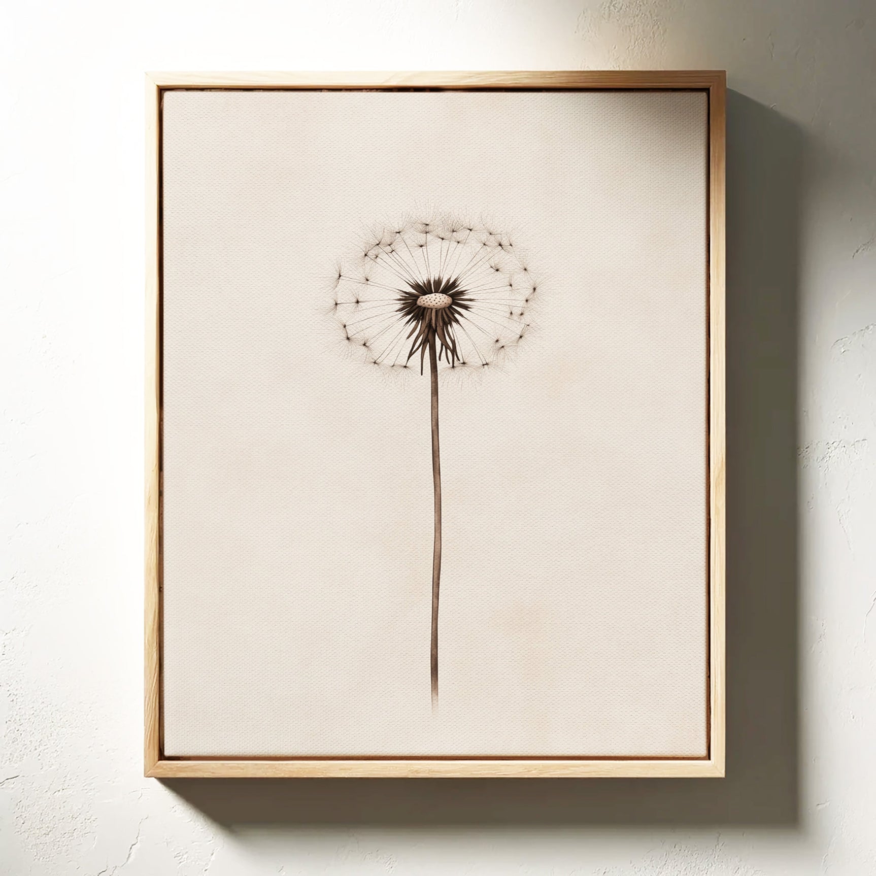 Sepia Dandelion Dreamscape