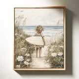 Seaside Surfer Girl