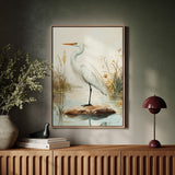 Tranquil Heron Reverie