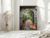 Sunlit Citrus Pathway