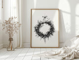 Monochromatic Wreath in Winter