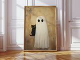 Spooky Feline Friendship