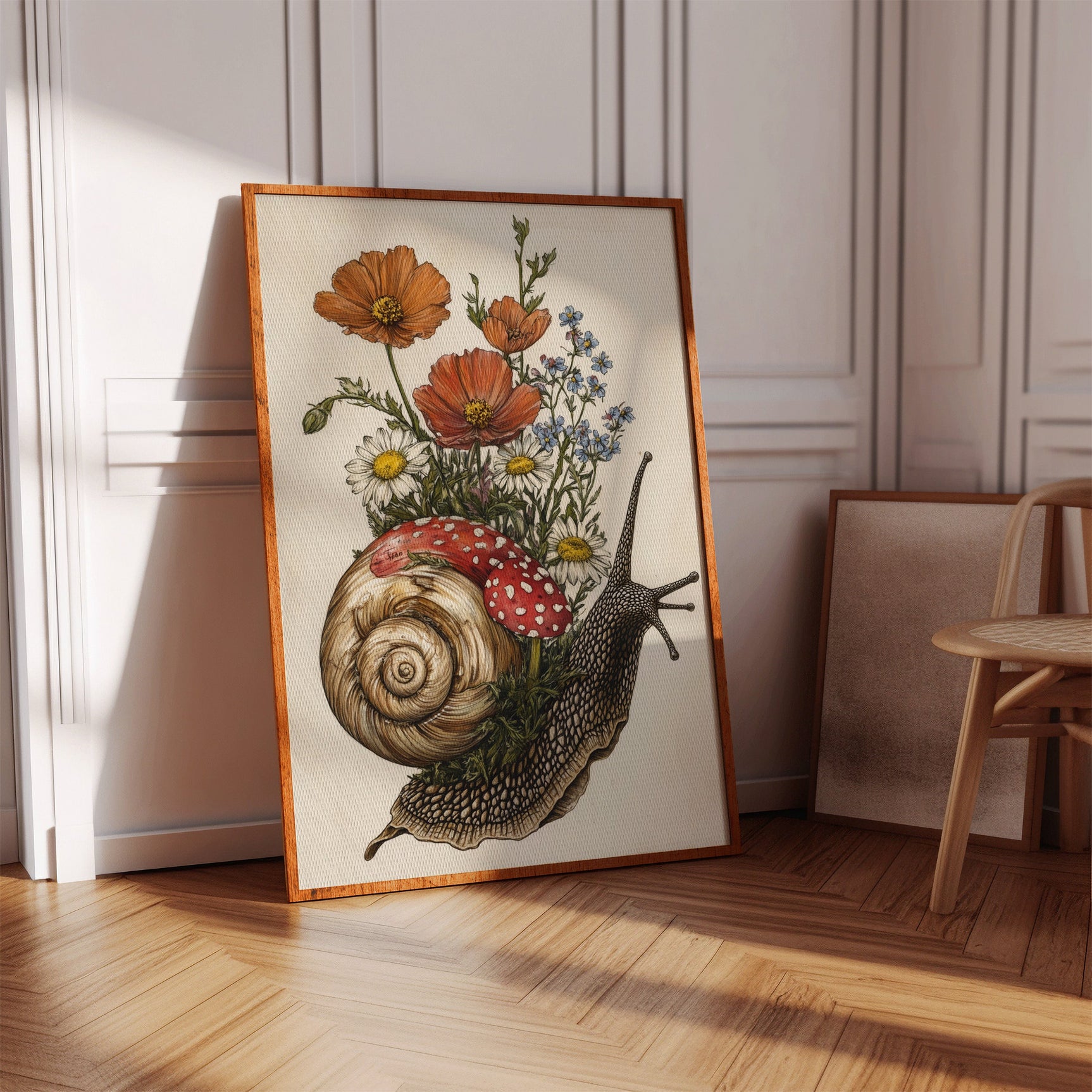 Whimsical Snail Reverie