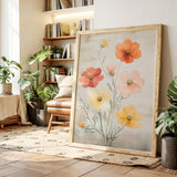 Sunlit Pastel Blossoms