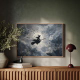 Midnight Flight Under Moonlit Skies