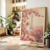 Petals Dance Beneath Parisian Skies