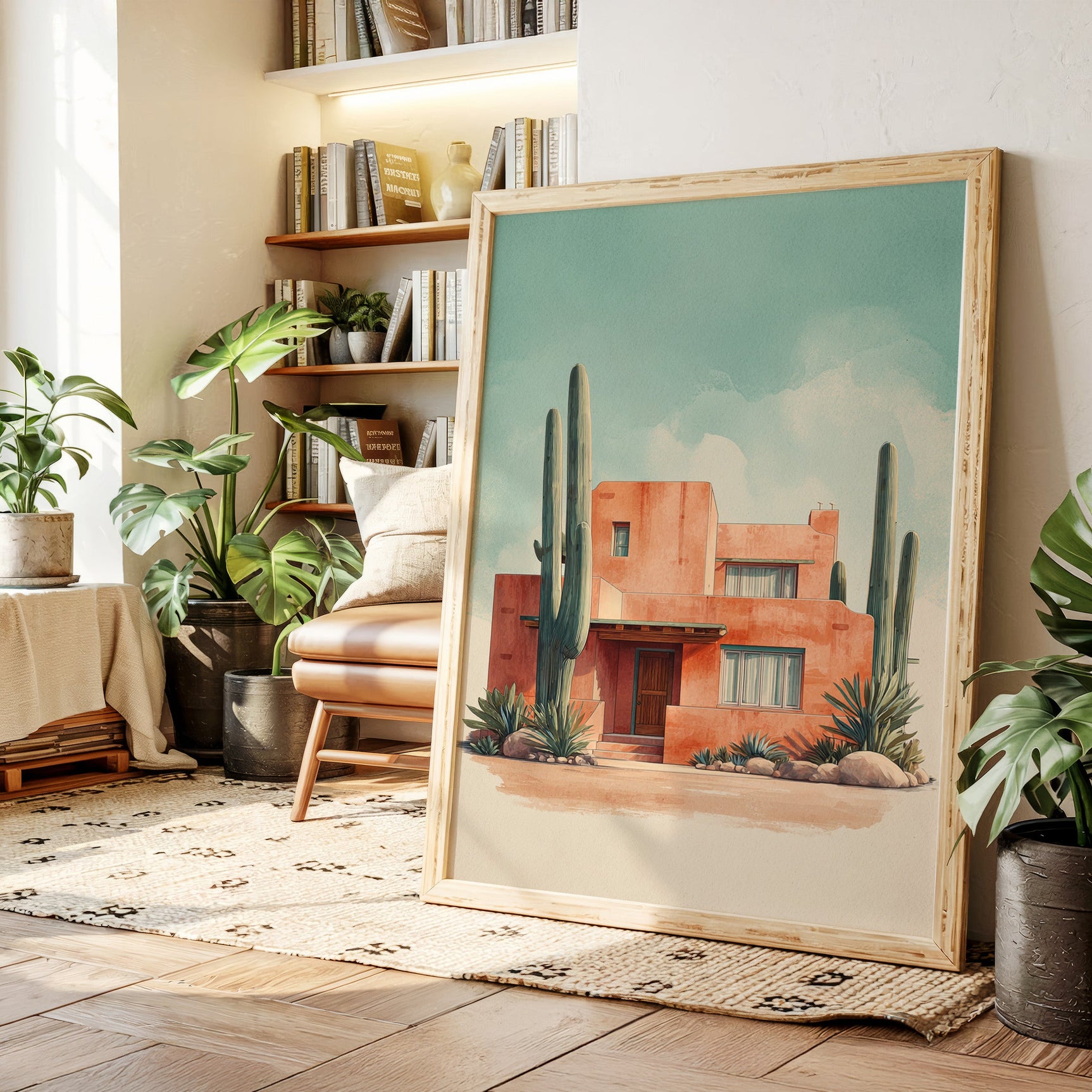 Desert Home Beneath Wide Skies