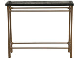 Cirrus Antique Brass/Cast Glass Console Table