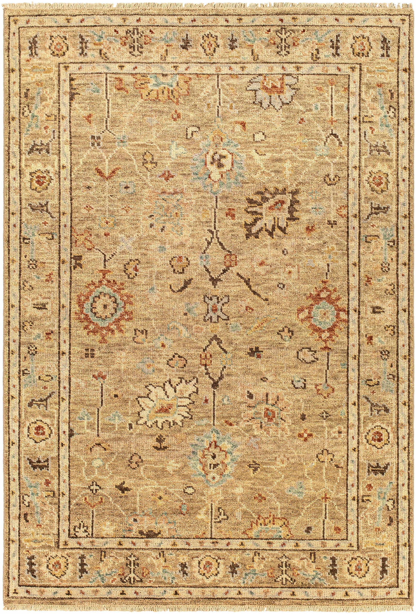 Gammad Hand Knotted Wool Area Rug - Clearance