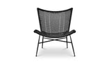 Paige Black Outdoor Accent Chair