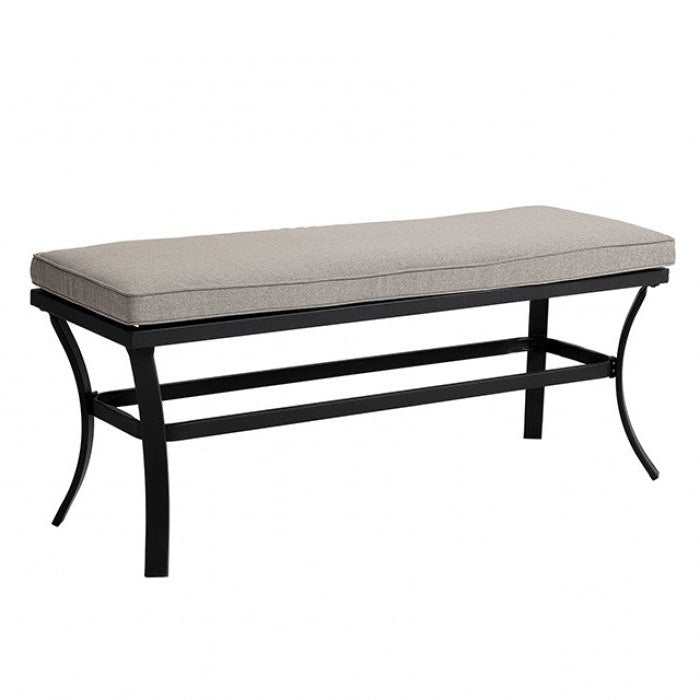 Sintra Black & Gray Outdoor Bench - Ornate Home