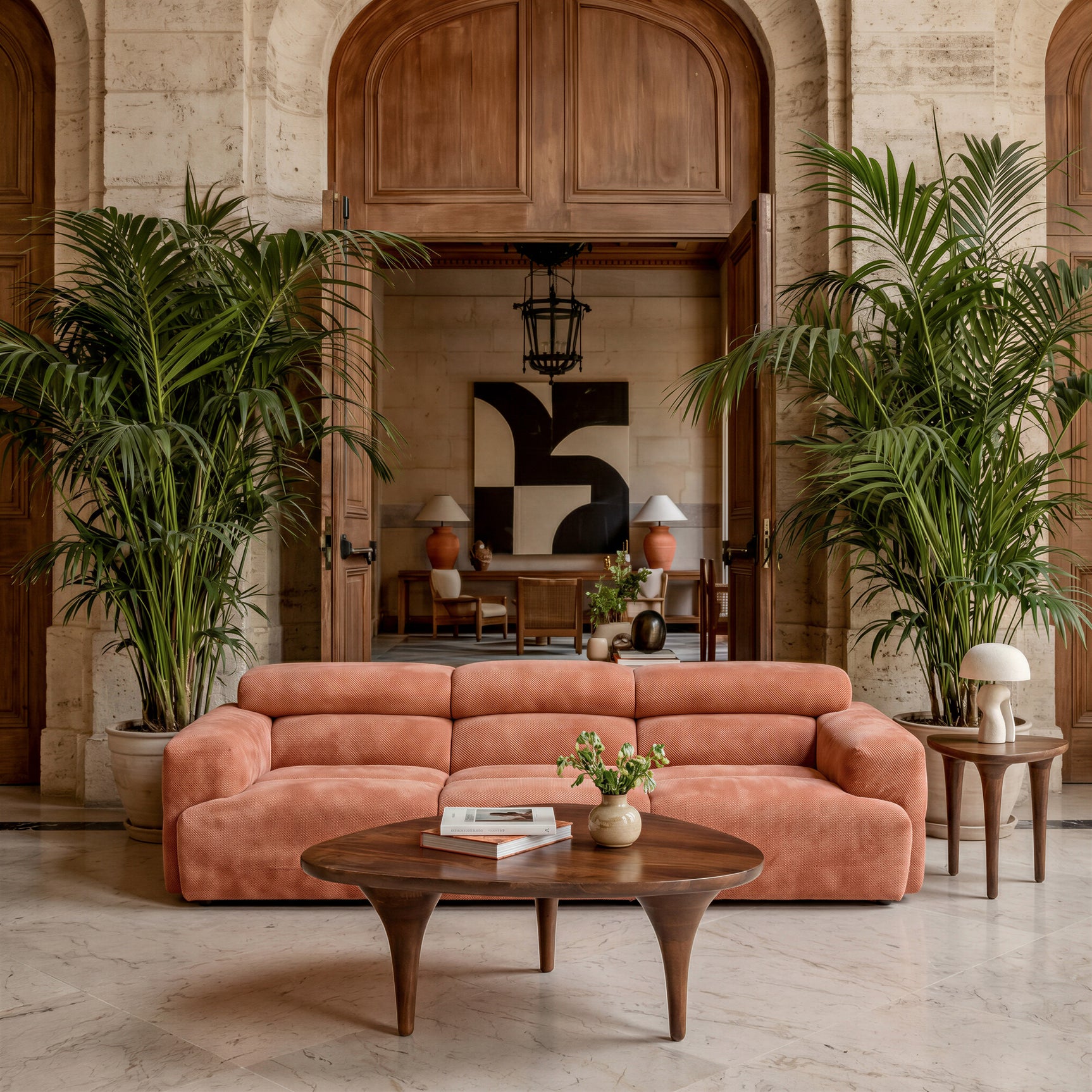 Alis Orange Modular Sectional