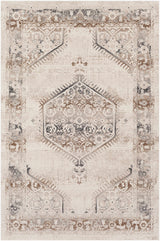 Hainesville White Medallion 10' Runner Rug - Clearance
