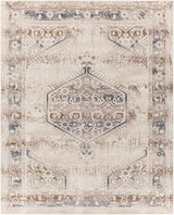 Hainesville White Medallion 10' Runner Rug - Clearance