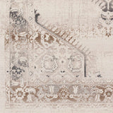 Hainesville White Medallion 10' Runner Rug - Clearance