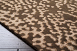 Pensacola 5x8 Brown Premium Wool&Viscose Rug - Clearance