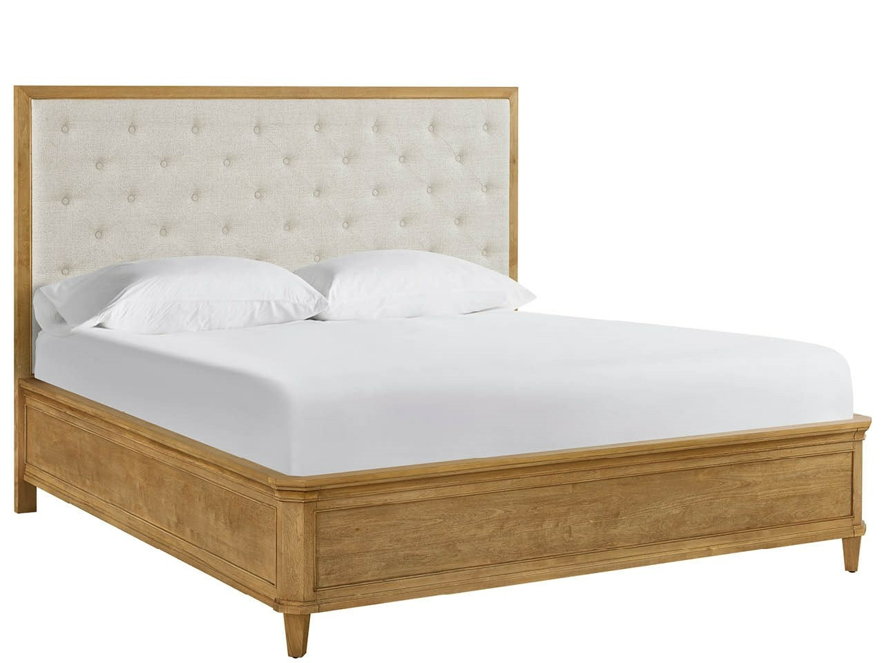 Birchaven Bilma Natural/Brindle King  Panel Upholstered Bed