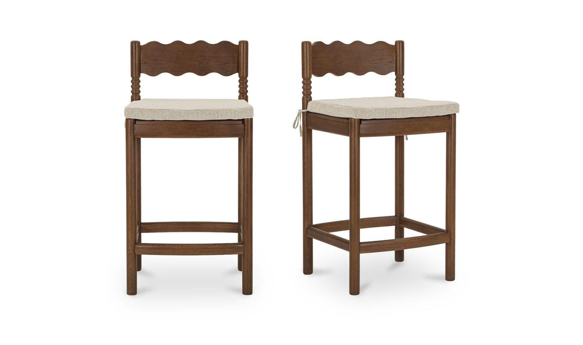 Sai Brown Counter Stool Light
