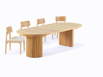 Transformer Round Dining Set - The Host | Ornate Home