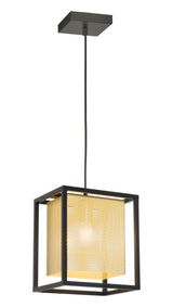 Yves Gold & Black Ceiling Lamp