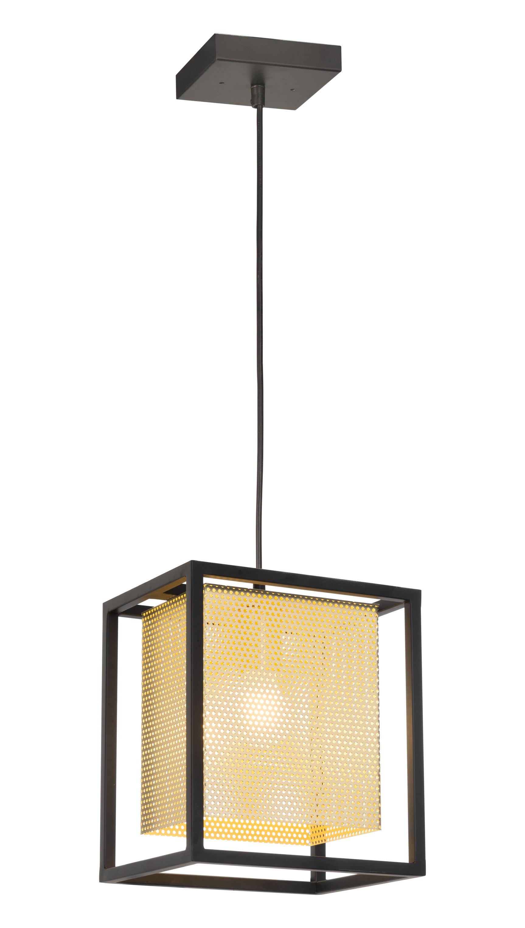 Yves Gold & Black Ceiling Lamp