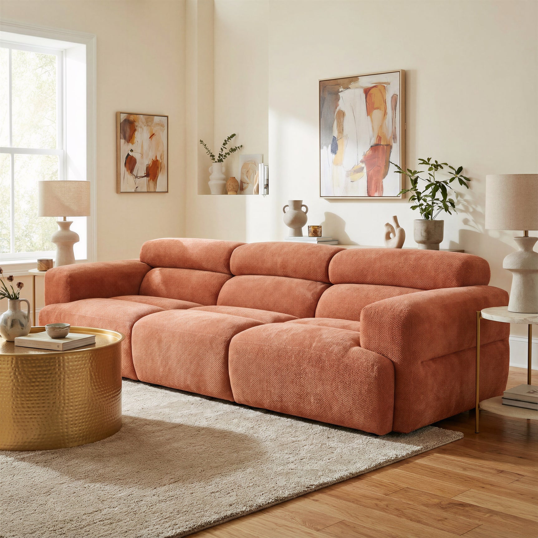 Alis Orange Modular Sectional
