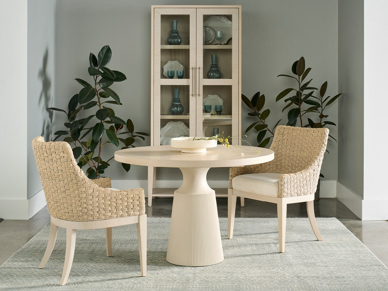 Birchaven Willow/Taupe Pedestal Dining Table