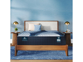 iComfort Iona 13" Light Blue/Multicolor Memory Foam Full Plush Mattress - Ornate Home