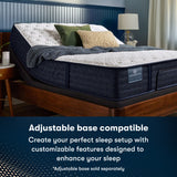 iComfortPro Chelsea 12" Dark Blue/White Latex Foam California King Medium Mattress - Ornate Home