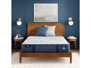 iComfortPro Granby 11.5" Dark Blue/White Latex Foam King Extra Firm Mattress - Ornate Home
