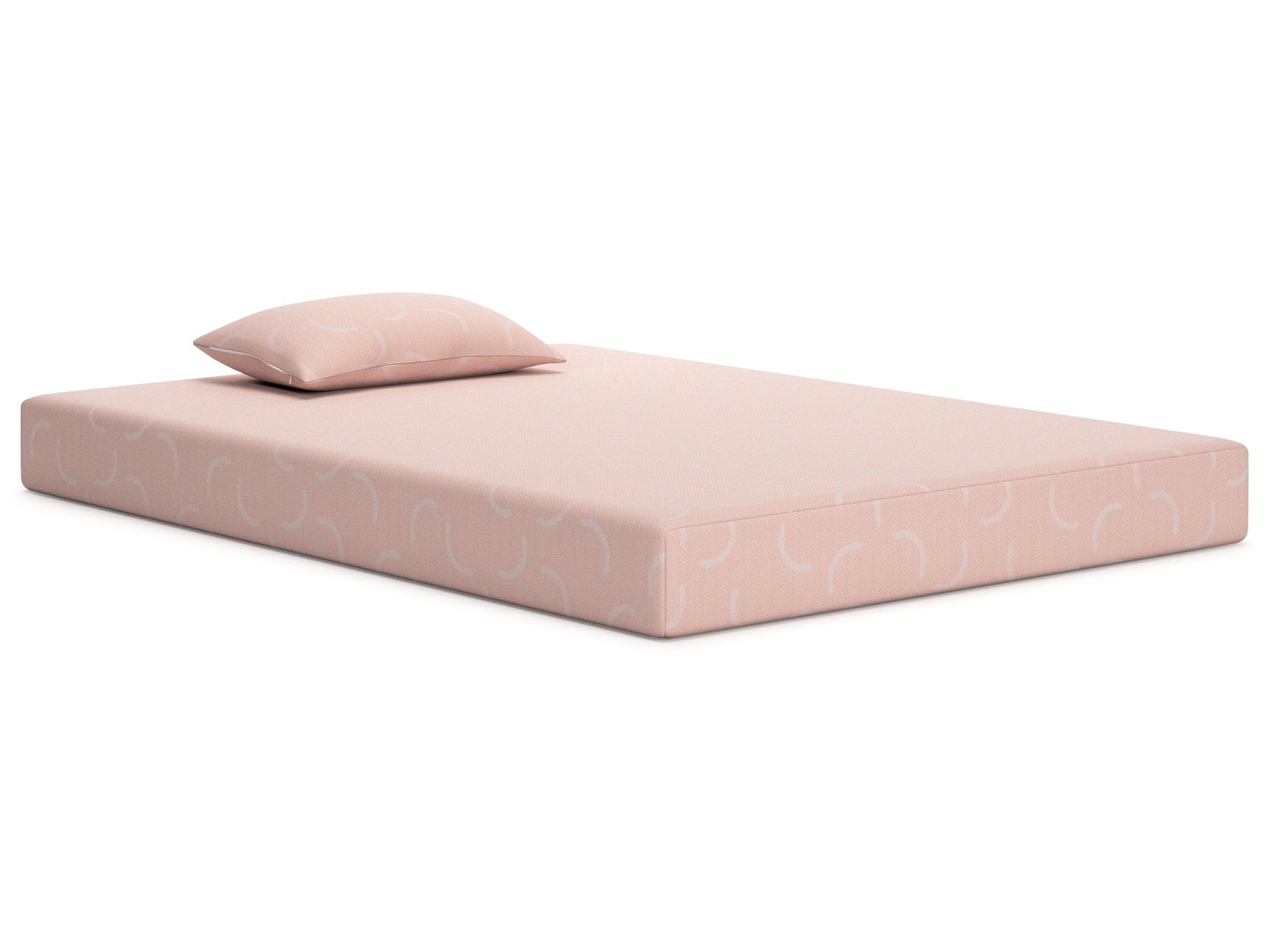 iKidz Coral Coral Twin Mattress and Pillow - Ornate Home