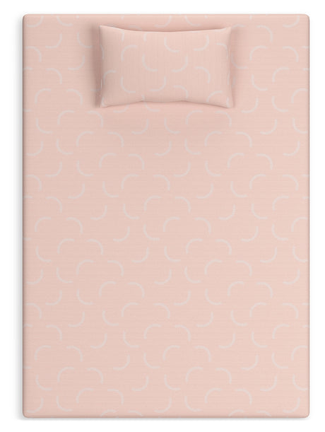 iKidz Coral Coral Twin Mattress and Pillow - Ornate Home