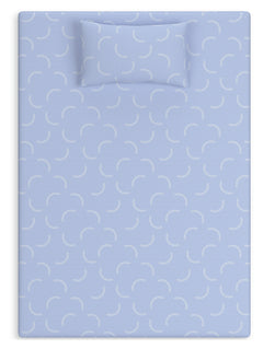 iKidz Ocean Blue Full Mattress and Pillow - Ornate Home