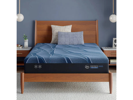 iSeries NXG 2500 Hybrid Plush 12.5" Dark Blue Hybrid Full Plush Mattress - Ornate Home