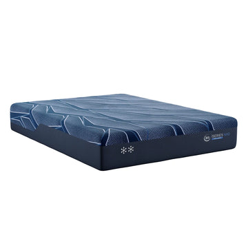 iSeries NXG 2500 Hybrid Plush 12.5" Dark Blue Hybrid Full Plush Mattress - Ornate Home
