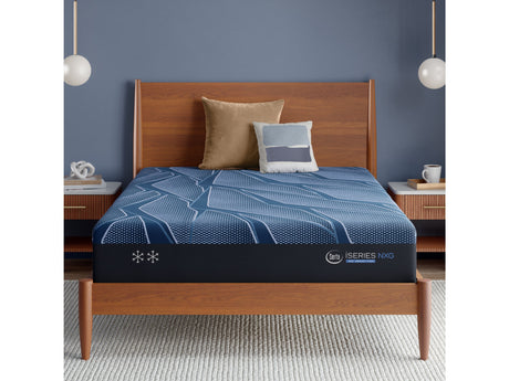 iSeries NXG 2500 Plush 12.5" Dark Blue Memory Foam King Plush Mattress - Ornate Home