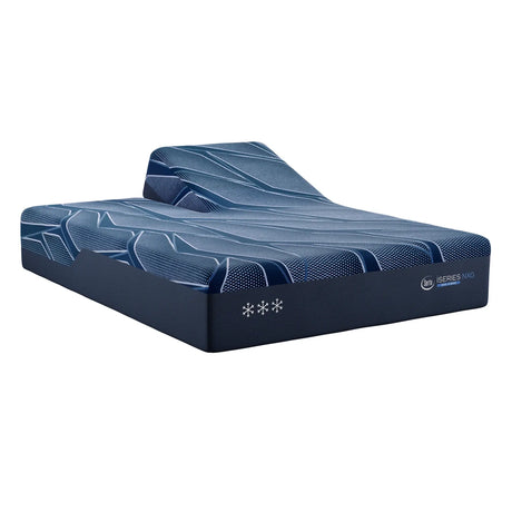 iSeries NXG 3500 Hybrid Medium 13.5" Dark Blue Hybrid King Split Head Medium Mattress - Ornate Home