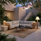 Palmia Natural Solar Floor Lamp