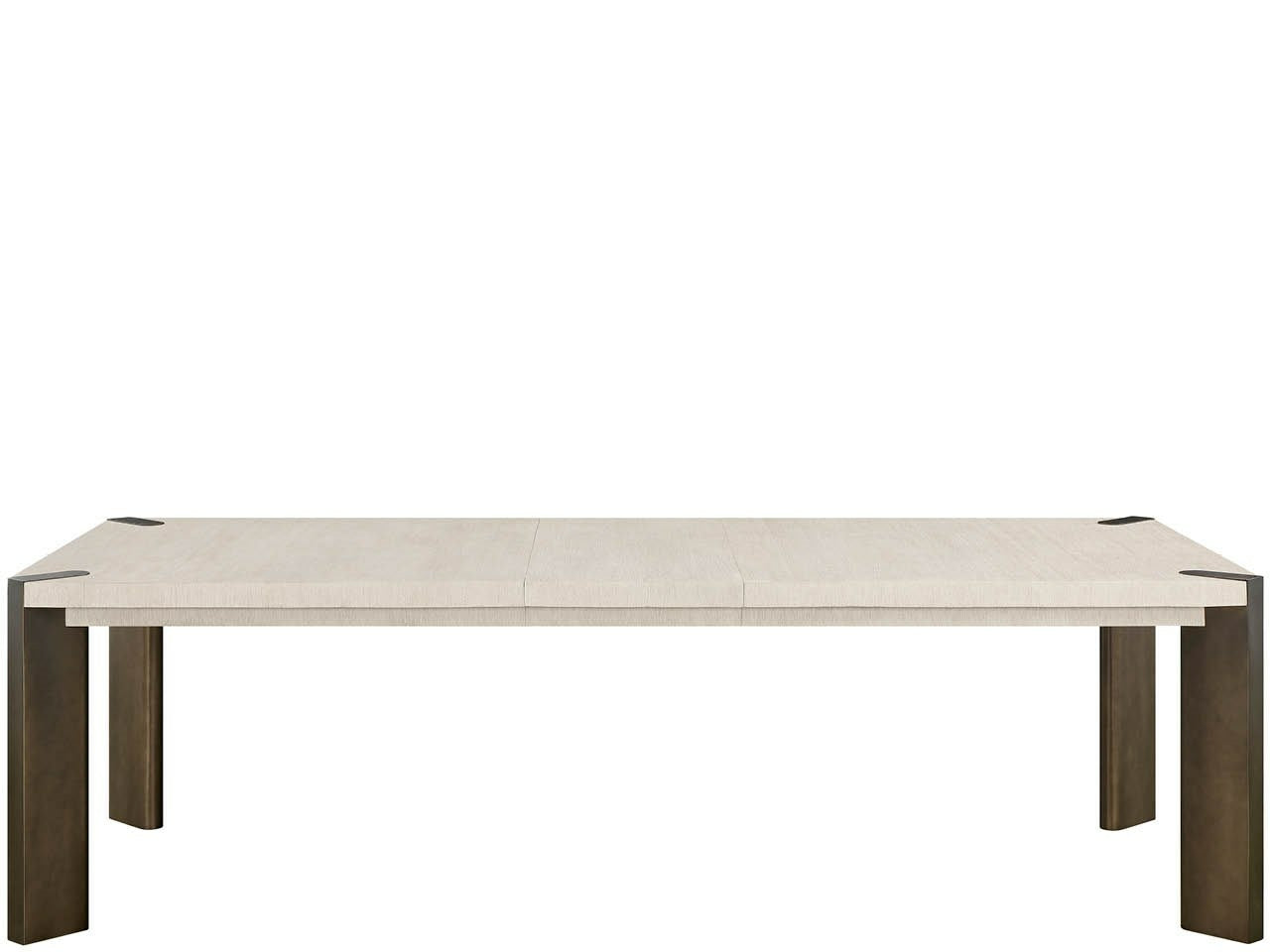 Modern Mist/Smoked Gold Dining Table