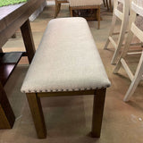 Moriville Beige Dining Bench - Ornate Home