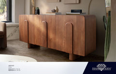 Indigo Honey Wood Sideboard - Ornate Home