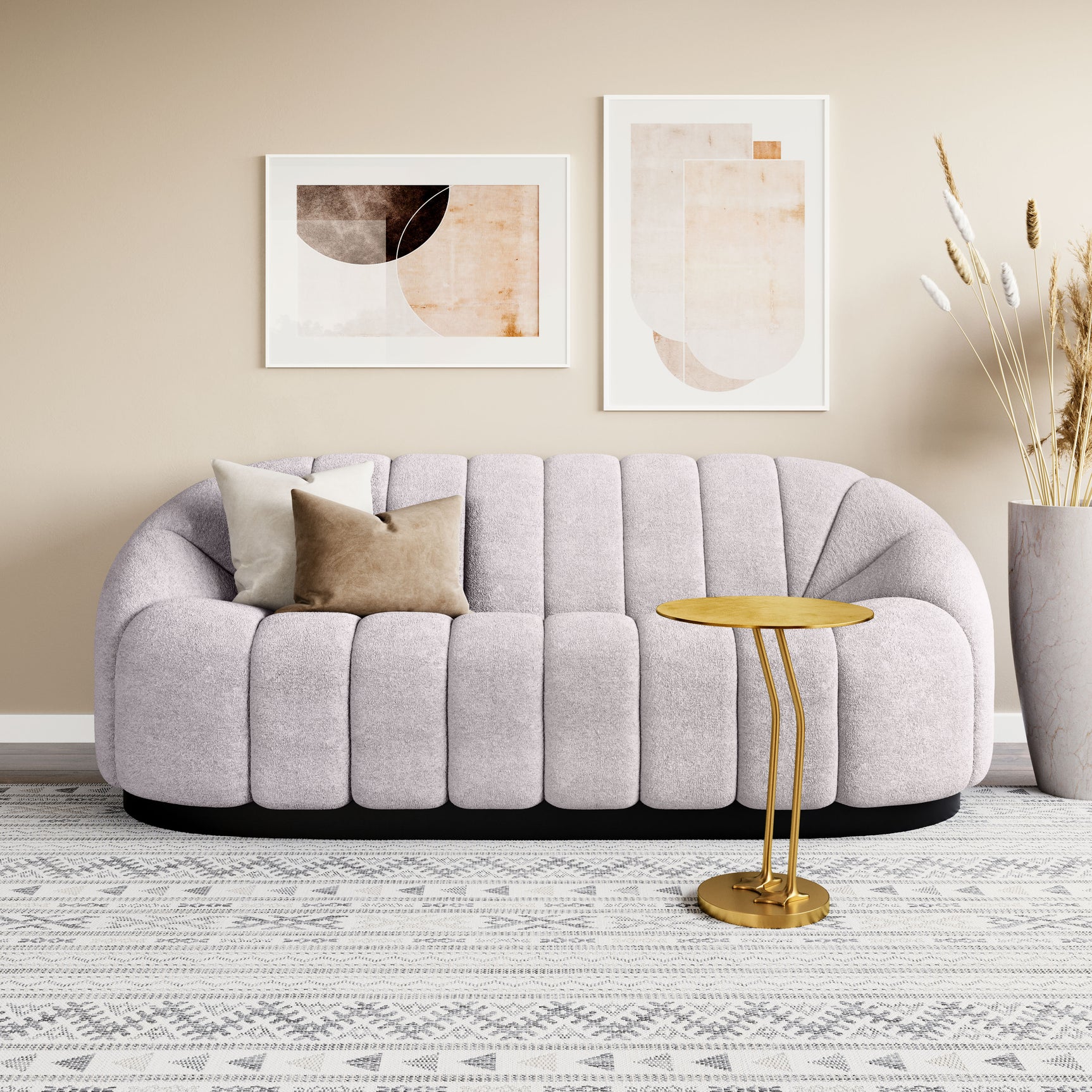 Bhutan Light Gray Sofa