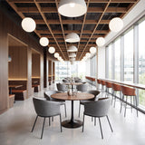 Opus Brown & Black Dining Table